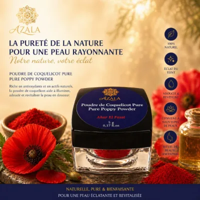 Poudre Akar El Fassi - Coquelicot Naturel