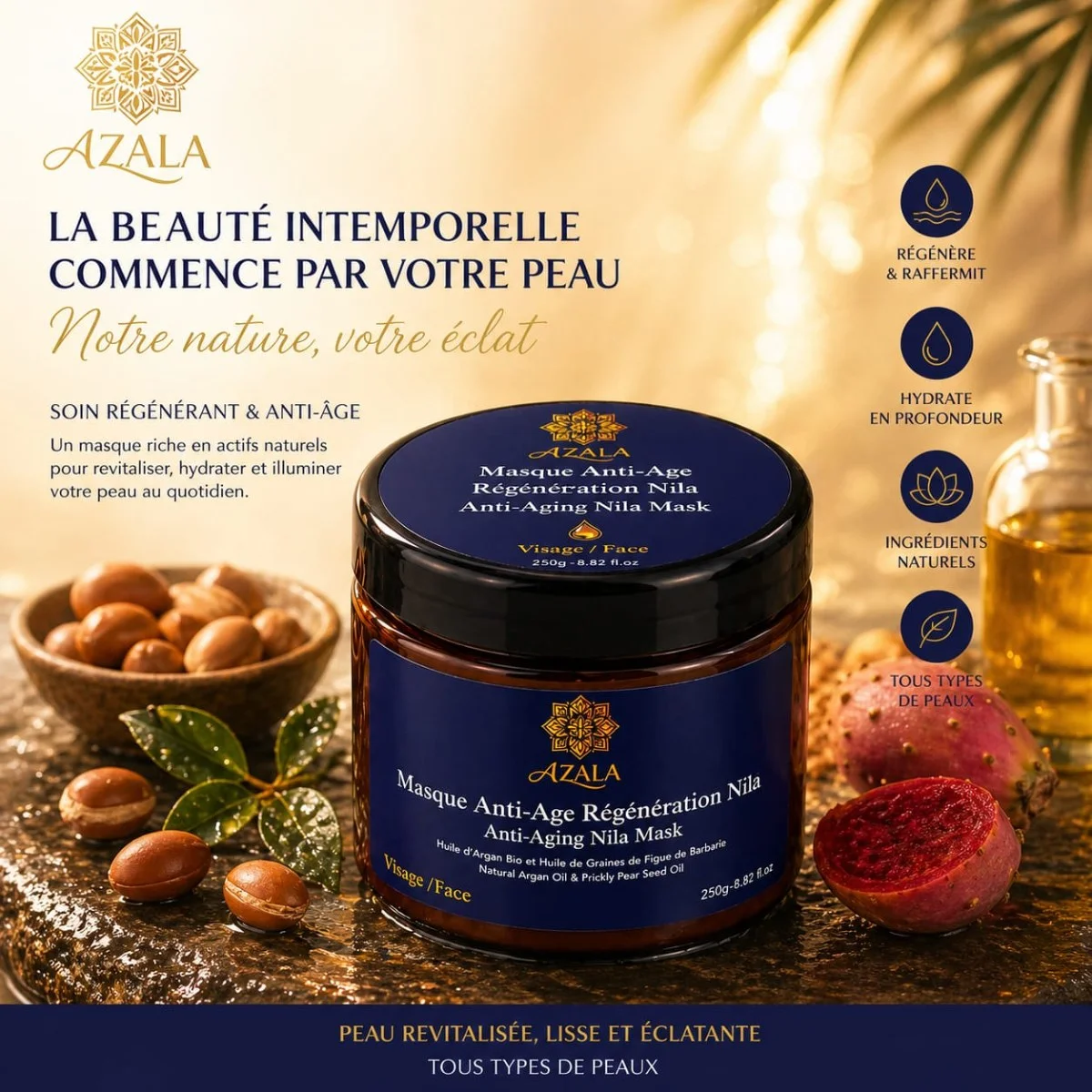 Masque Anti-Âge au Nila Bleu