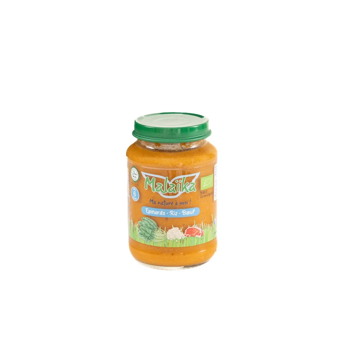 Pot pour bébé - Épinards, riz, bœuf - 190 gr