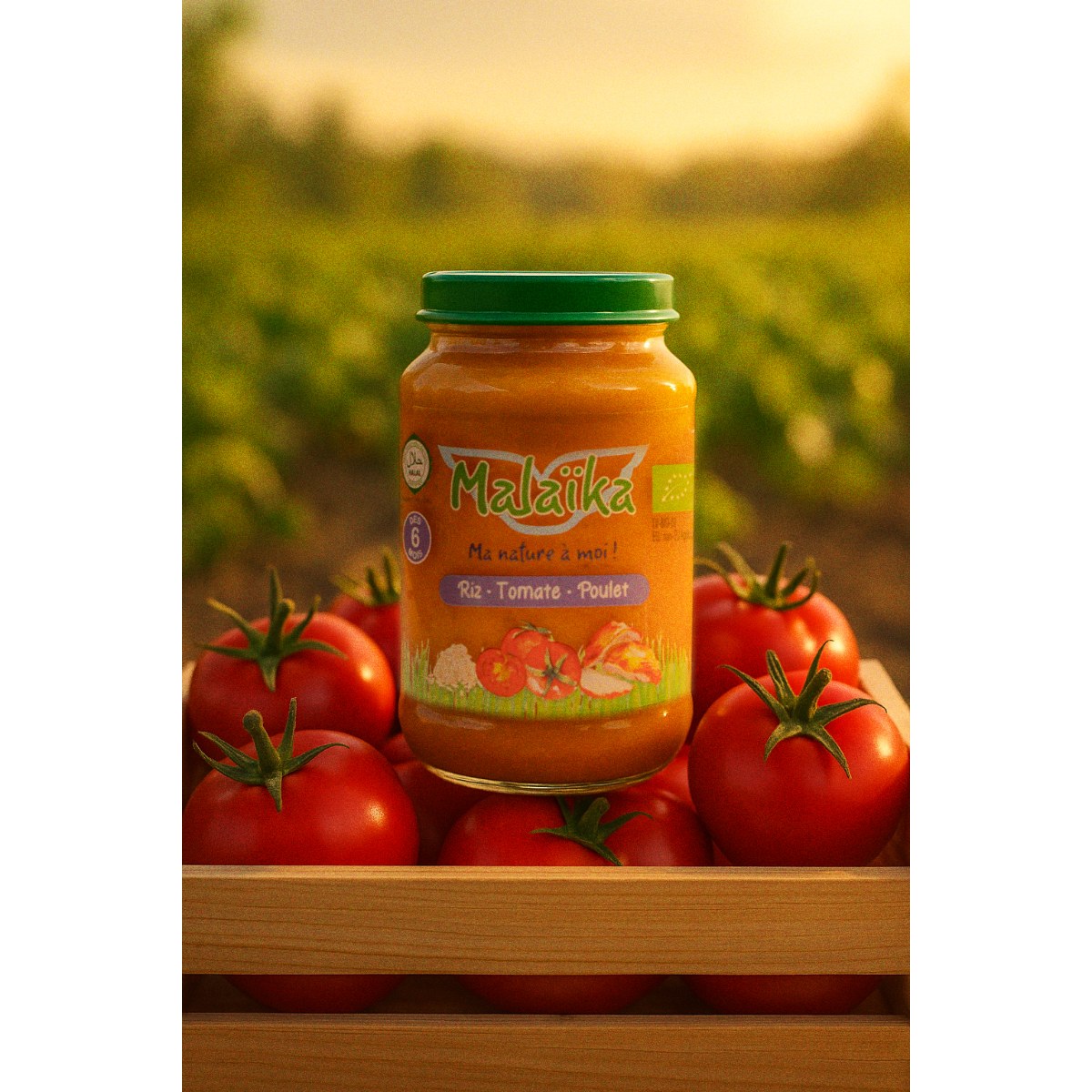 Baby Food Jar - Rice, Tomato, Chicken - 190 g