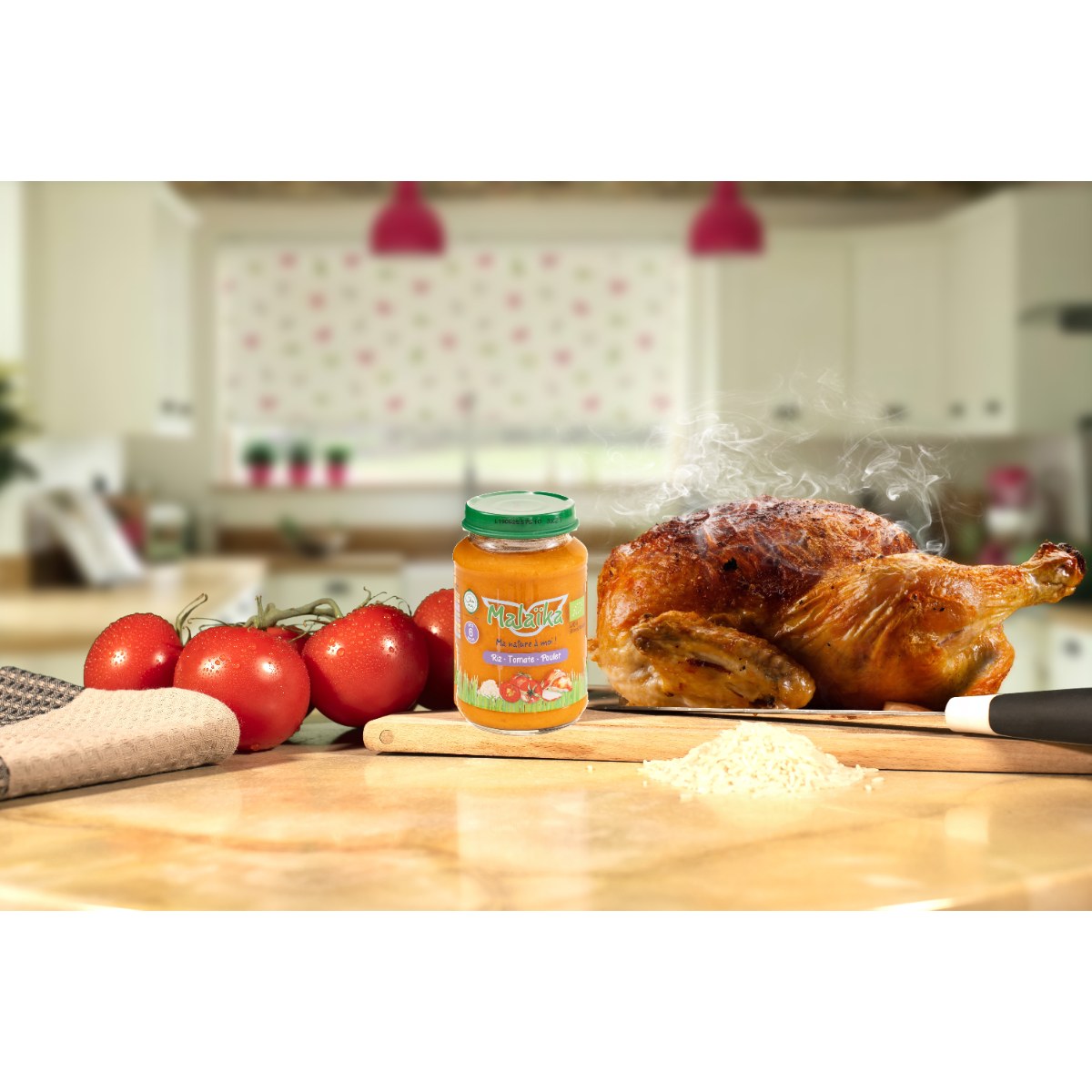 Baby Food Jar - Rice, Tomato, Chicken - 190 g