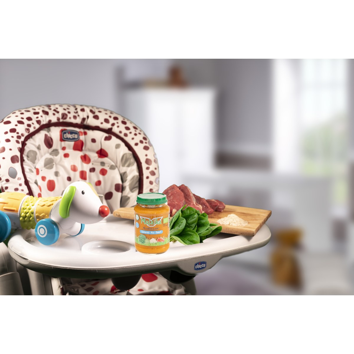 Pot pour bébé - Épinards, riz, bœuf - 190 gr