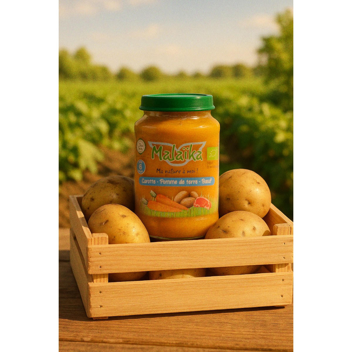 Baby food jar - Carrot, Potato, Beef - 190 g