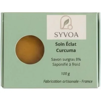 Savon Syvoa Soin Éclat Curcuma – Hygiène & Soins naturels