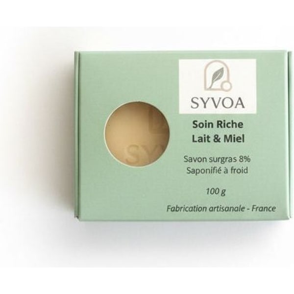 Savon artisanal Syvoa Lait de chèvre & Miel