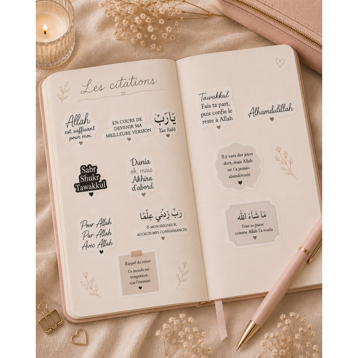 Stickers islamique - Collection " Les citations "