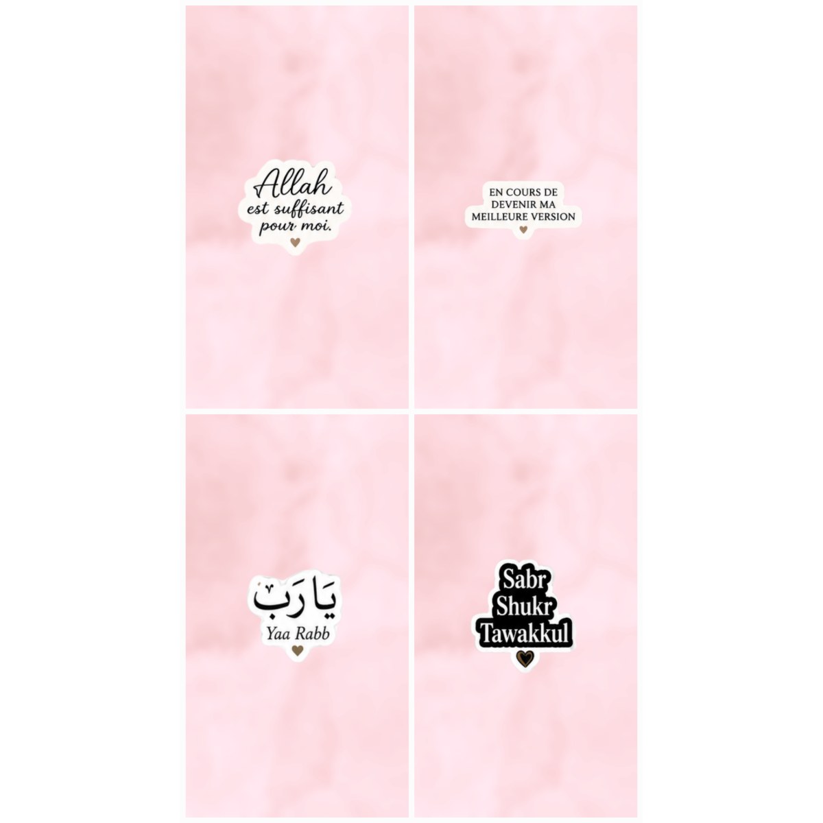 Stickers islamique - Collection " Les citations "
