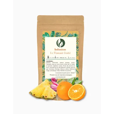 Infusion - Le Flamant Fruité - Ananas-Oranges – Teas & Infusions