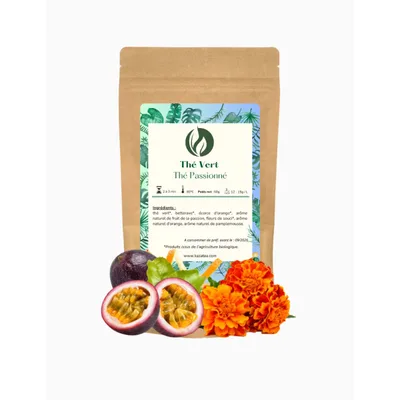 Thé Passionné - Thé vert-Fruit de la Passion – Teas & Infusions