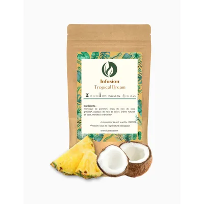 Infusion Tropical Dream-Ananas-Pommes-Noix de Coco – Thés & Infusions