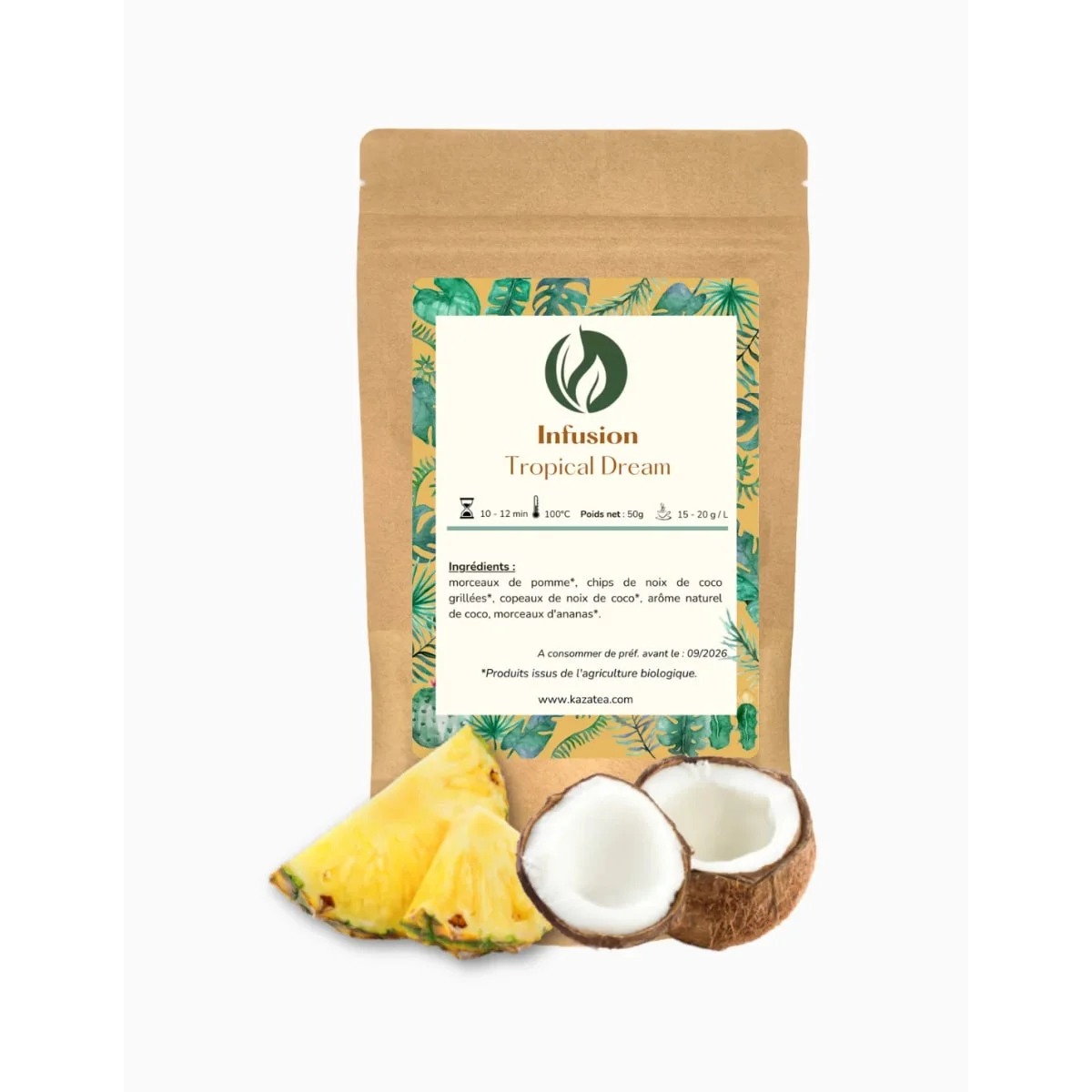 Infusion Tropical Dream-Ananas-Pommes-Noix de Coco