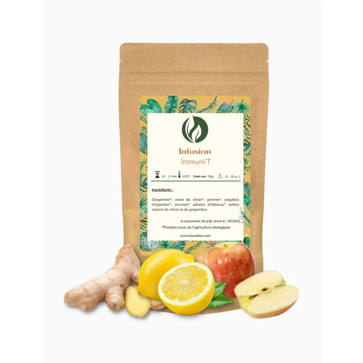 Infusion Immuni'T - Gingembre Citron