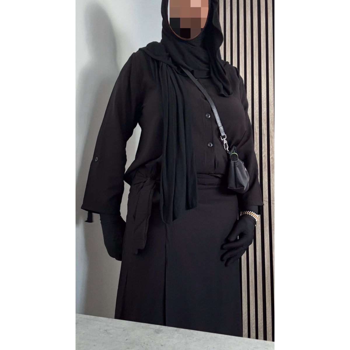 Chic Modest Luna Outfit - Fluid Shirt and Wrap Skirt