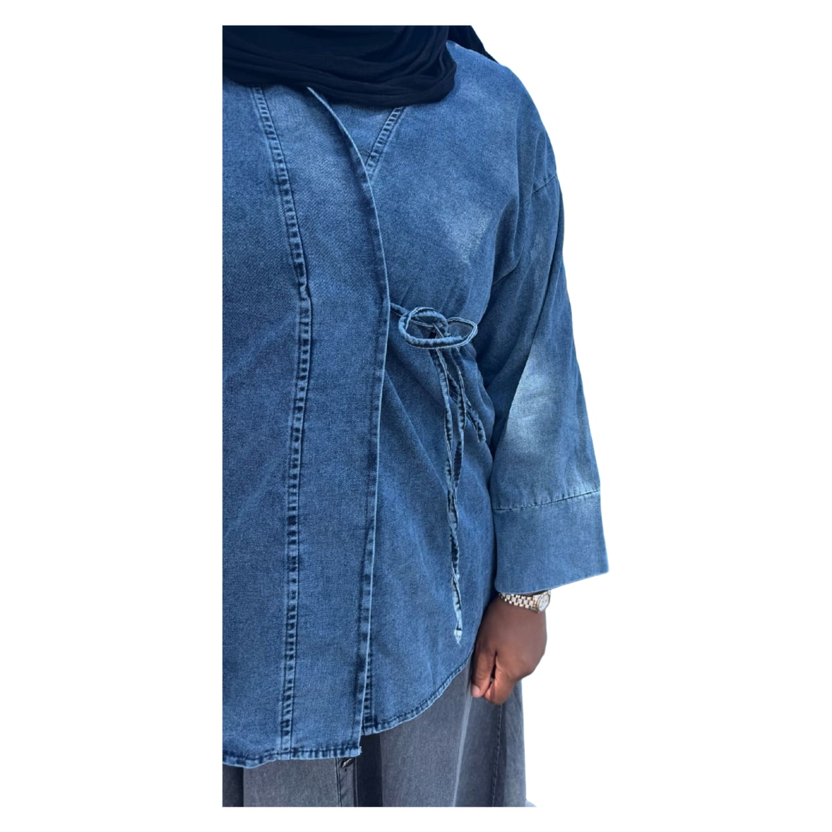 Kimono en jeans