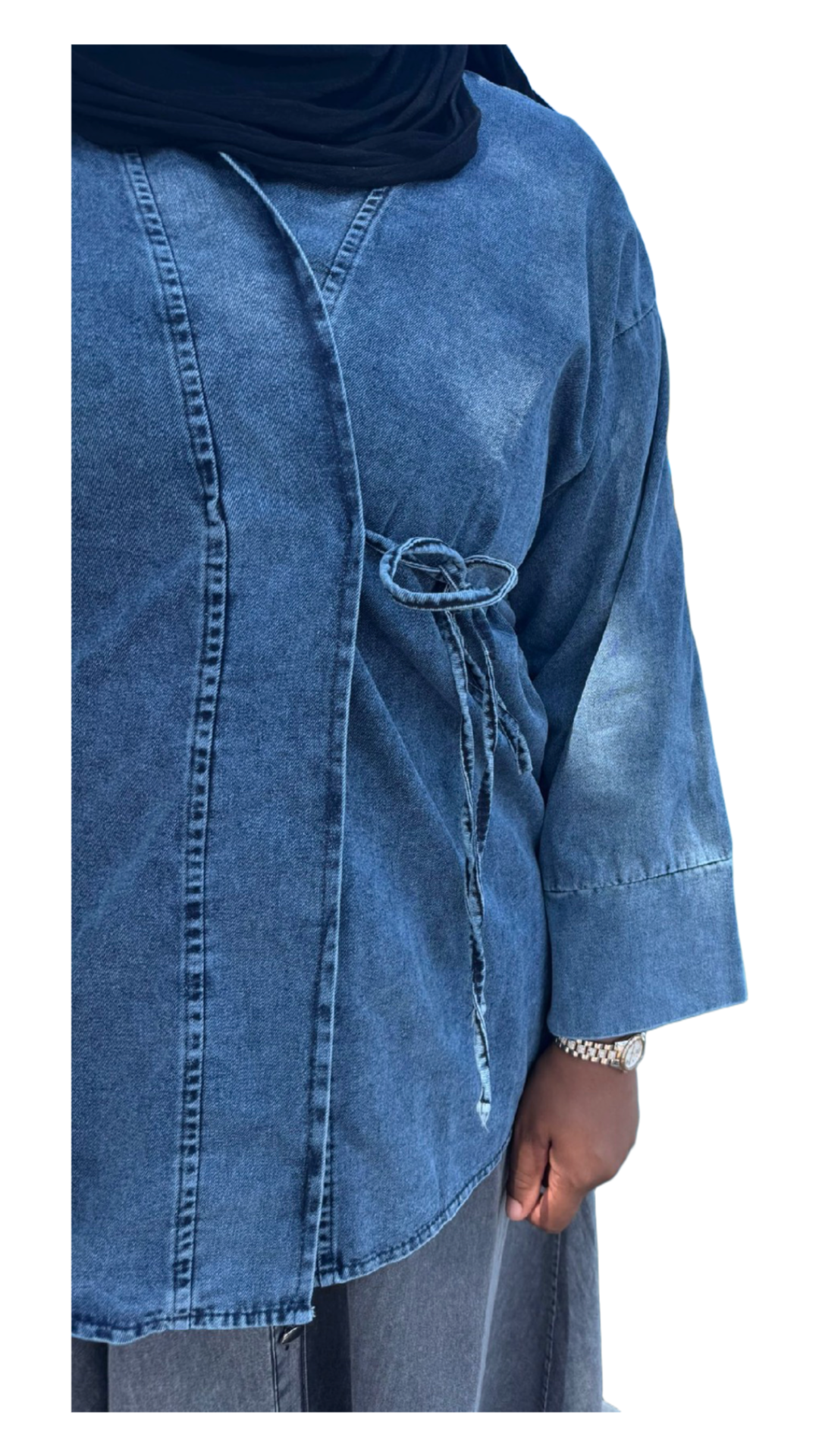 Kimono en jeans