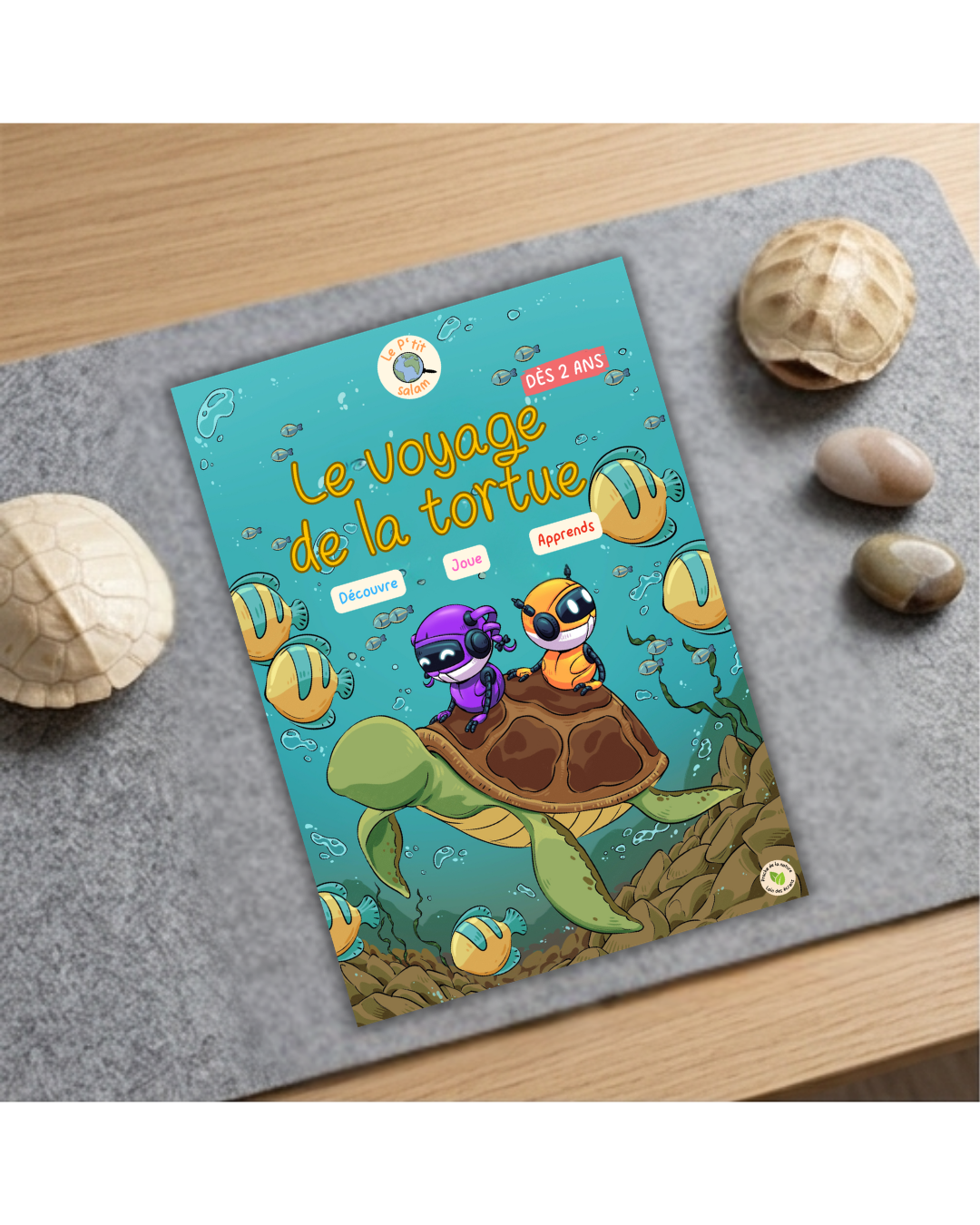 Le voyage de la tortue - Le P'tit Salam magazine pour enfants musulmans dès 2 ans