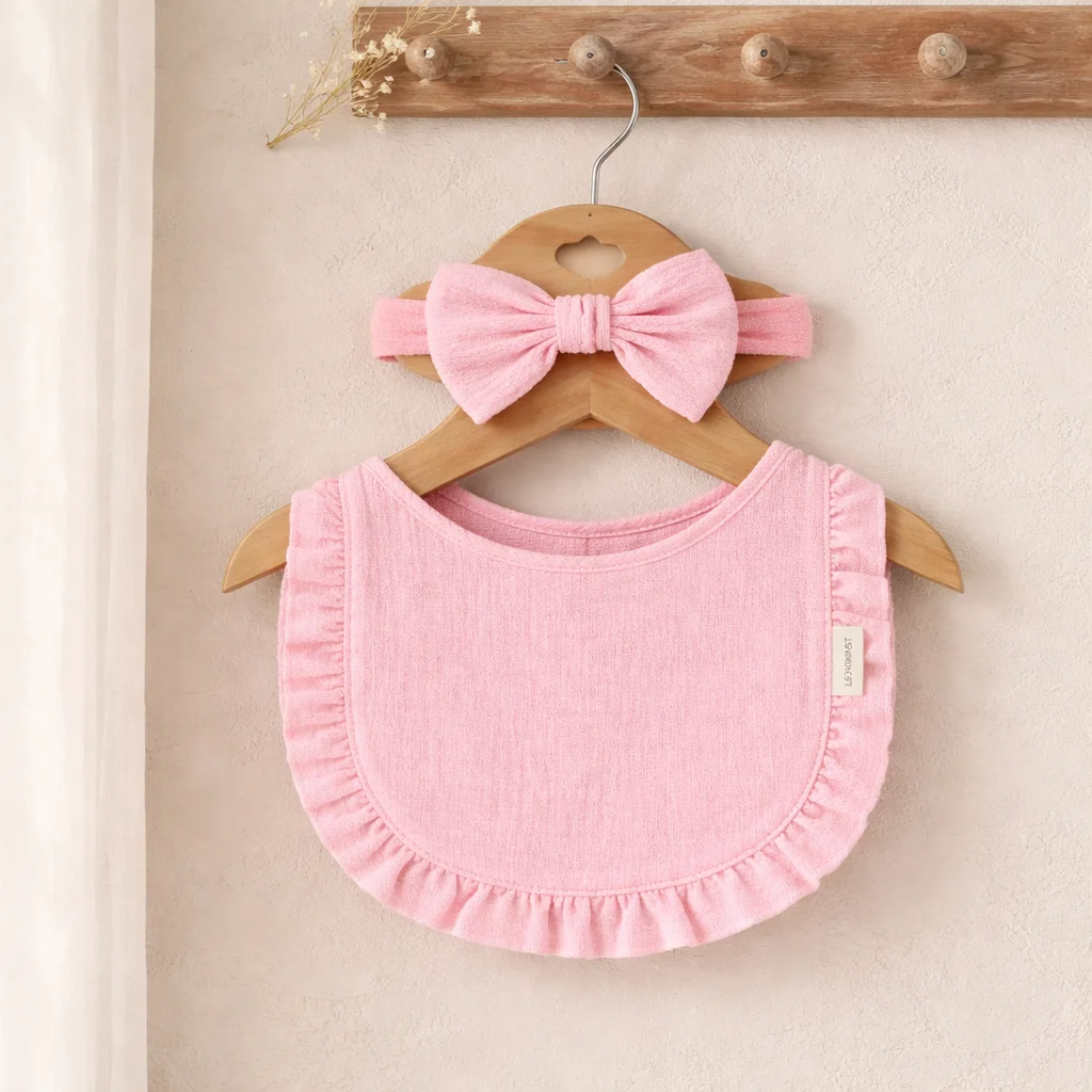 Bavoirs avec bandeau assorti lovinest