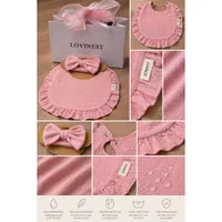 Bavoirs avec bandeau assorti lovinest 3