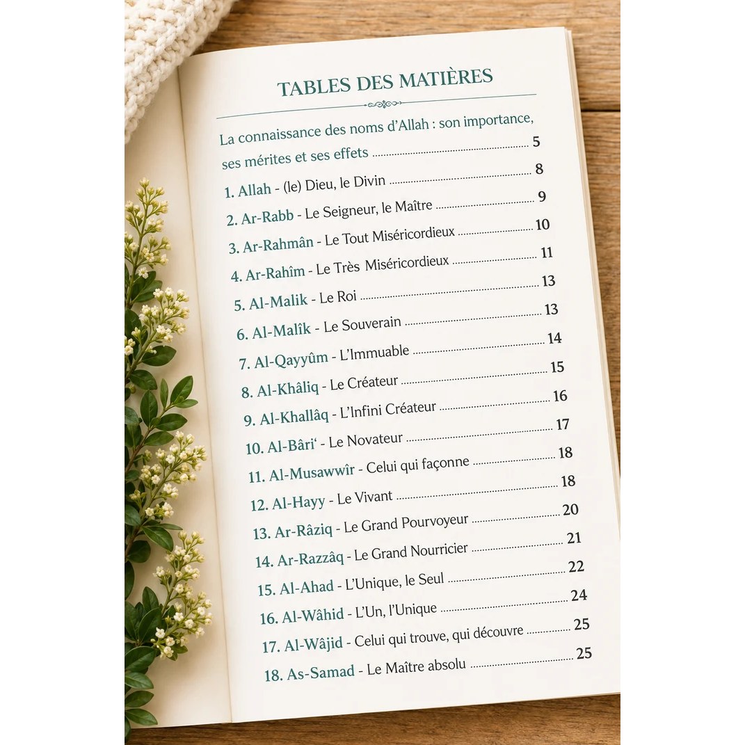 Les 99 noms d'Allah - Livre de poche
