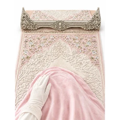 Tapis de prière personnalisé - floral