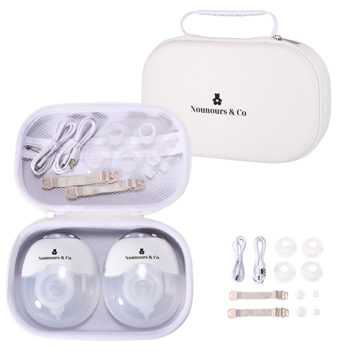 Lot de 2 Tire-Lait électrique mains libres