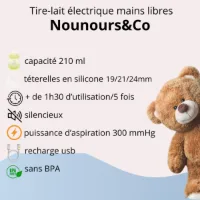 Tire-Lait électrique mains libres 8