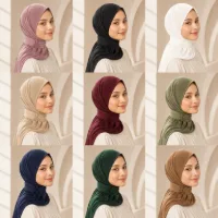 Hijab à bouton pression 2