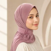 Hijab à bouton pression 1