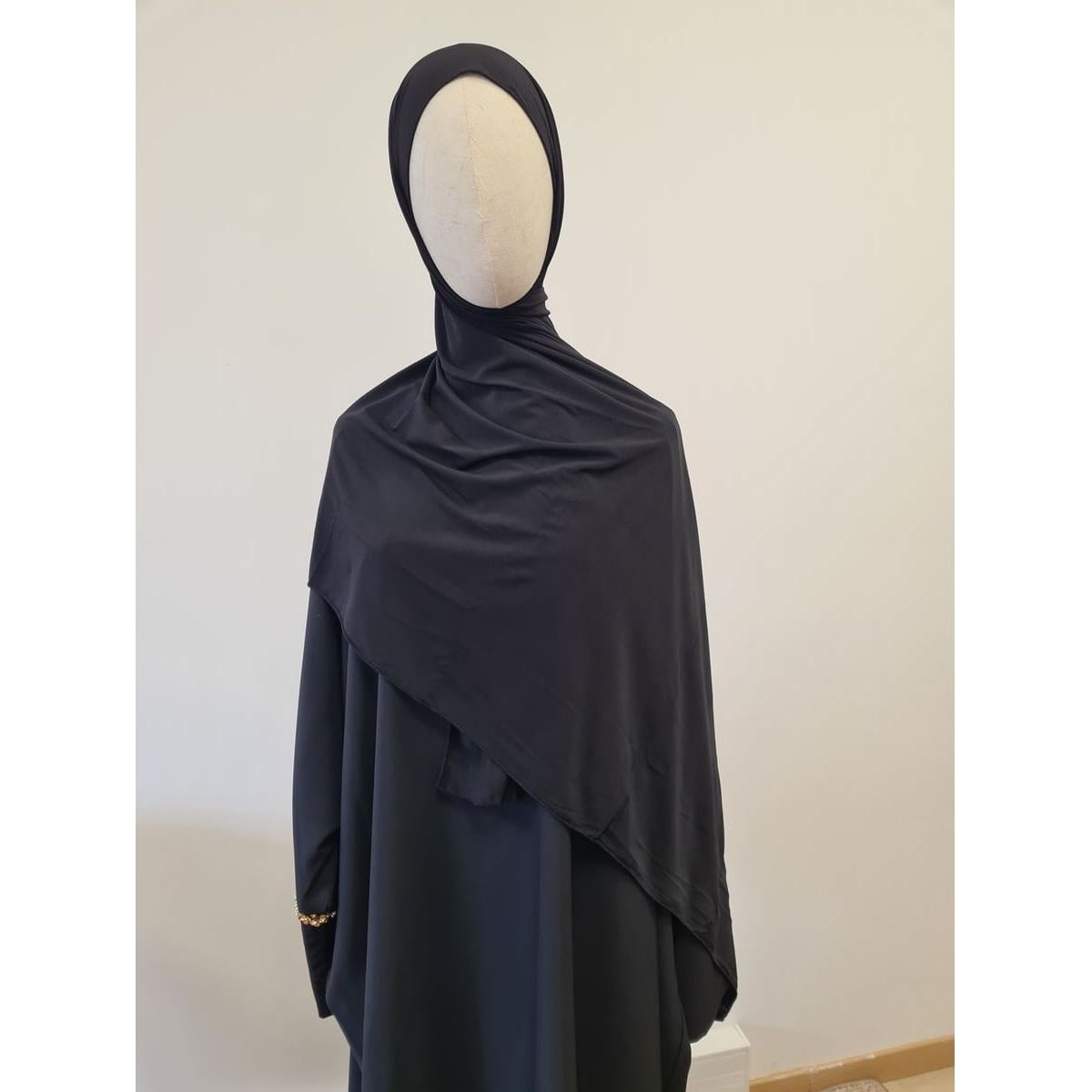 Premium Black Jersey Hijab Comfortable | Umaplace