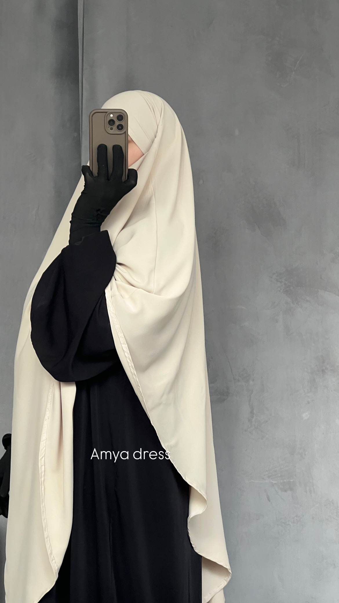 Khimar Maxi en Soie de Médine  2
