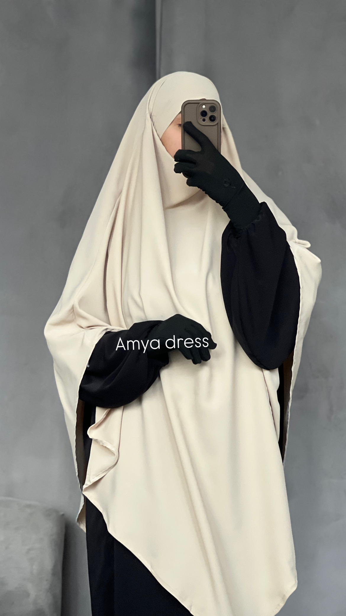 Khimar Maxi en Soie de Médine  3