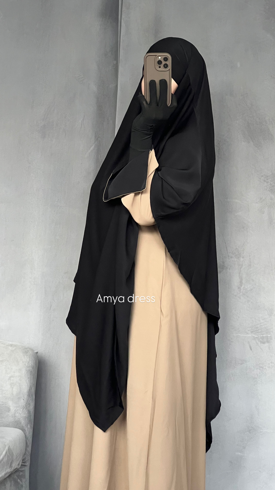 Khimar Maxi en Soie de Médine  4