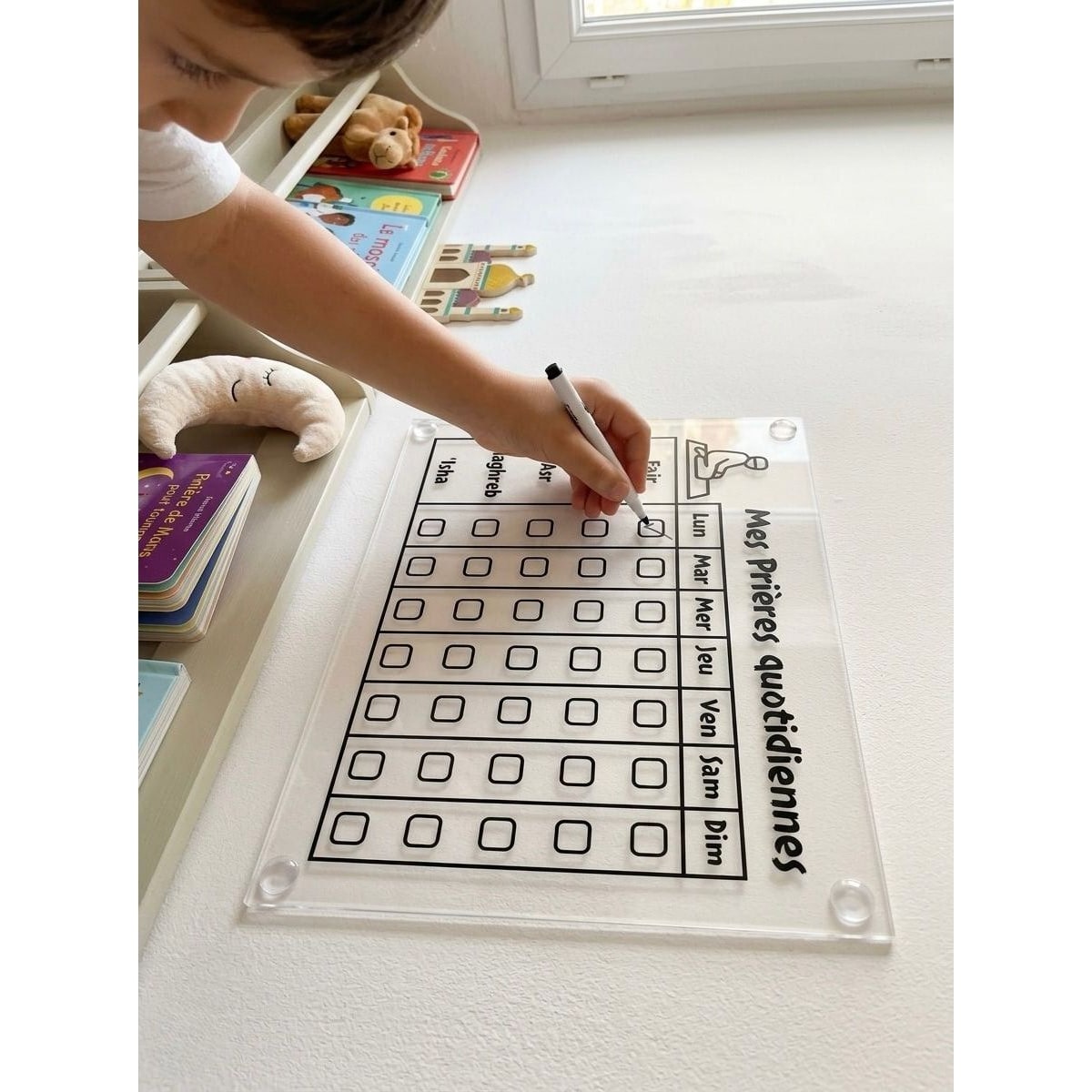 Plexiglas éducatif - Mes prières quotidiennes  2