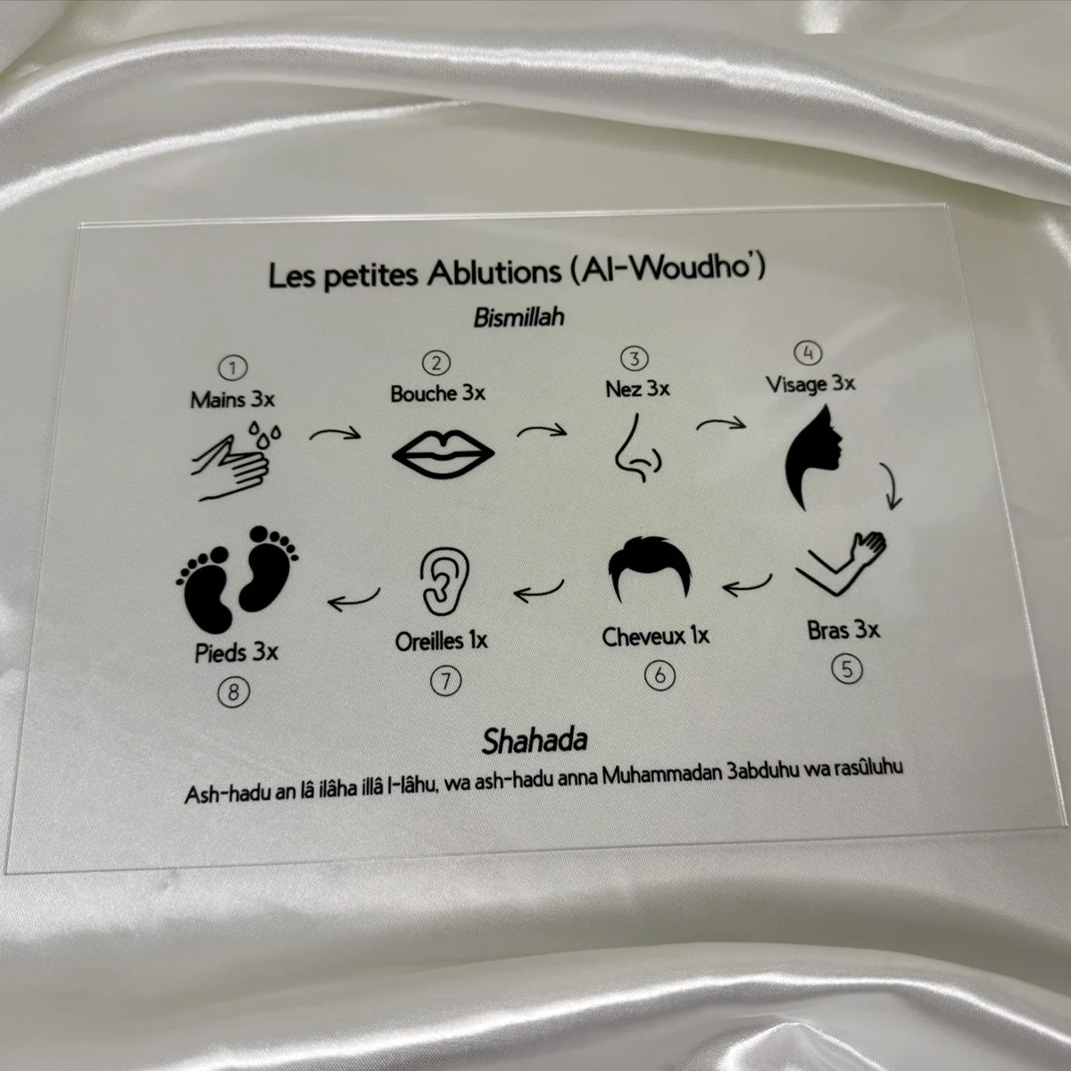 Plexiglass éducatif - Les petites ablutions