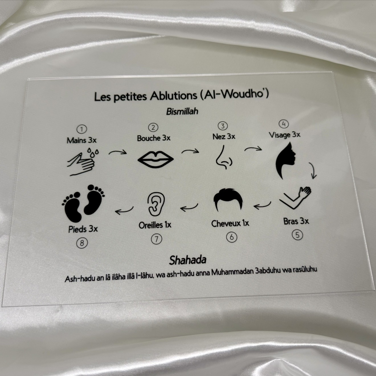 Plexiglass éducatif - Les petites ablutions