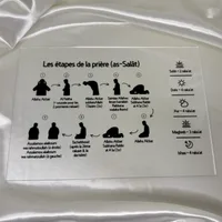 Plexiglas éducatif - Les étapes de la prière