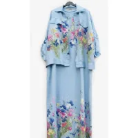 Ensemble robe+boléro assorti style bohème  mode italie  2