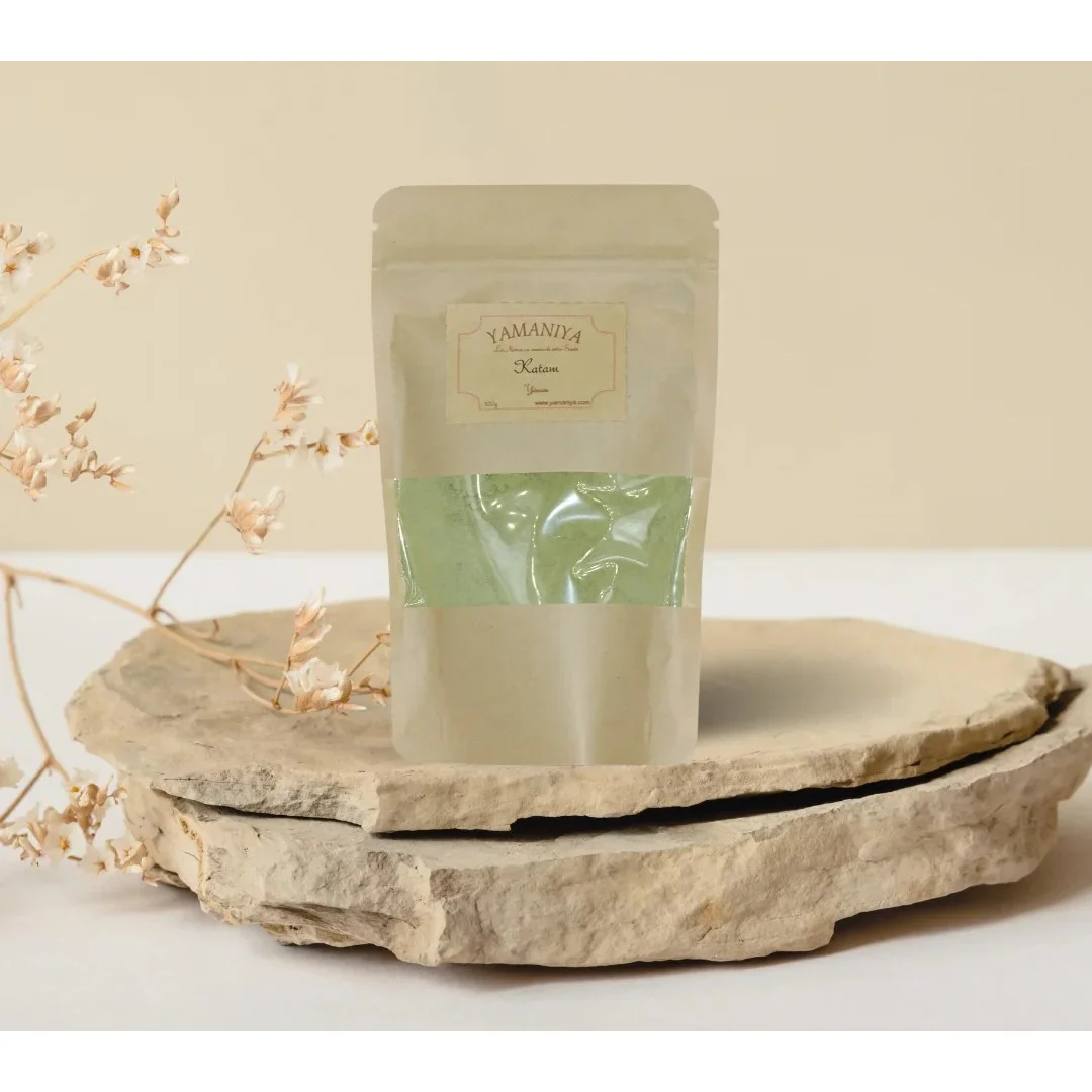 Katam du Yémen – Colorant végétal premium (Buxus dioica)