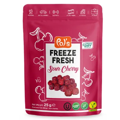 Pol's Griotte - Griottes lyophilisées 25g – Alimentation halal