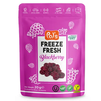 Pol's Mûre - Mûres lyophilisées 20g – Alimentation halal