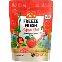 Pol's Magic Ball Fraise & Pomme - Fruits lyophilisés 20g – Confiserie & Bonbon