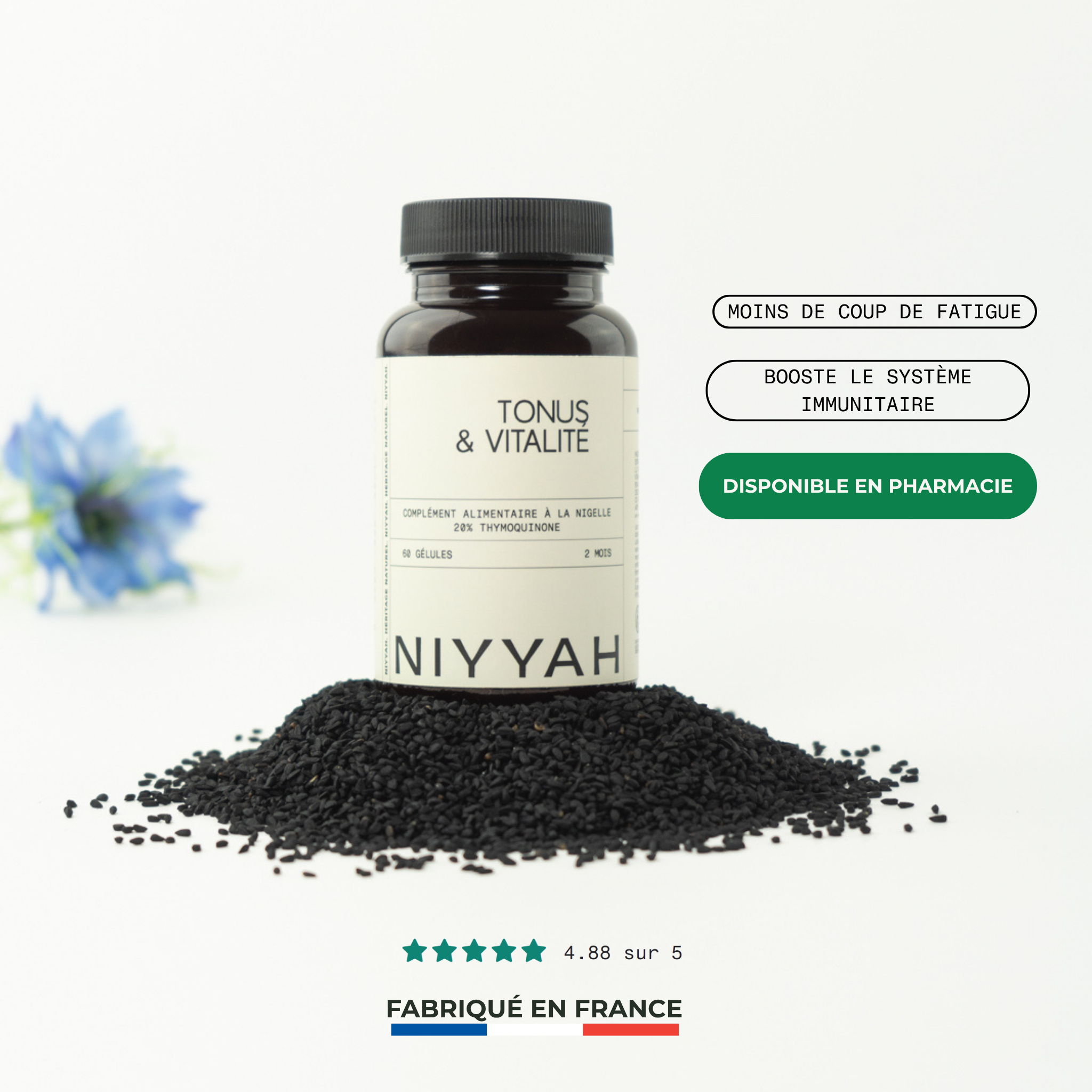 Tonus & Vitalité - 2 mois (60 gélules) 3