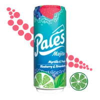 Pack de 24 canettes 33 cl Mojito Fraises & Myrtilles