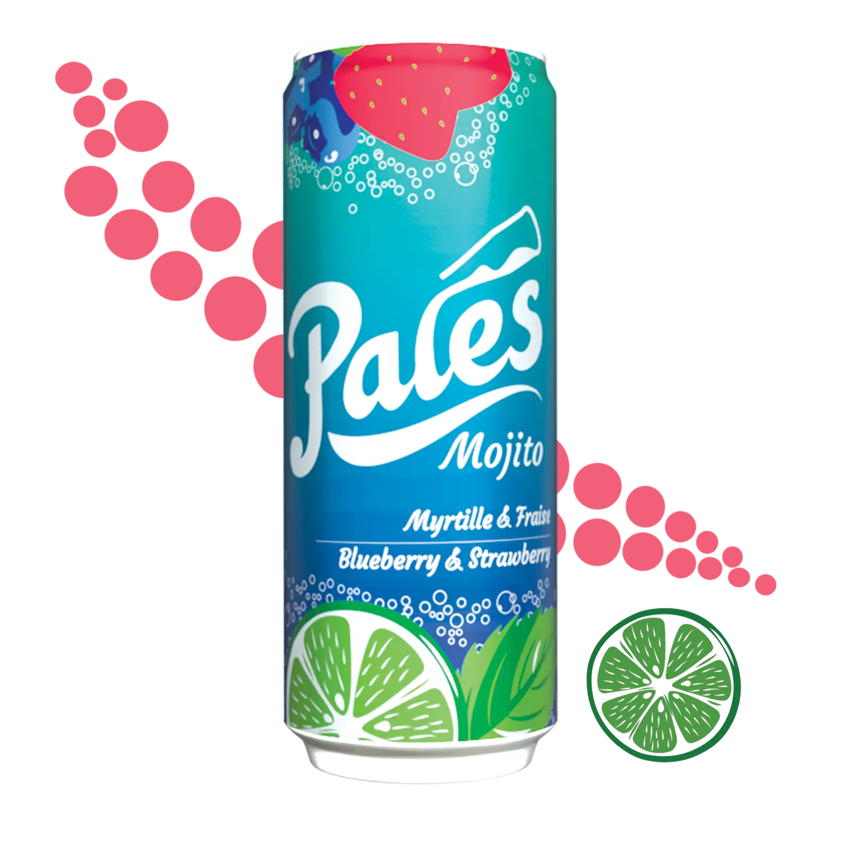 Pack de 24 canettes 33 cl Mojito Fraises & Myrtilles