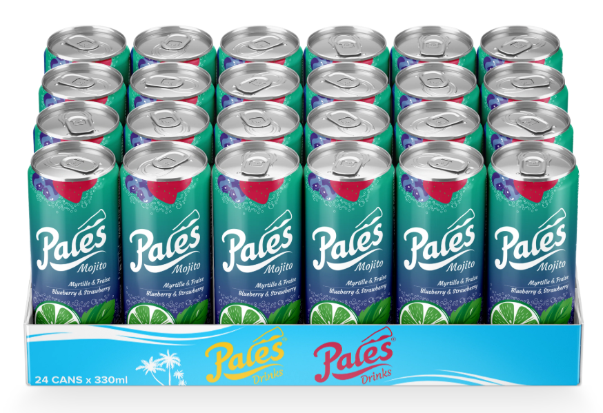 Pack de 24 canettes 33 cl Mojito Fraises & Myrtilles 2