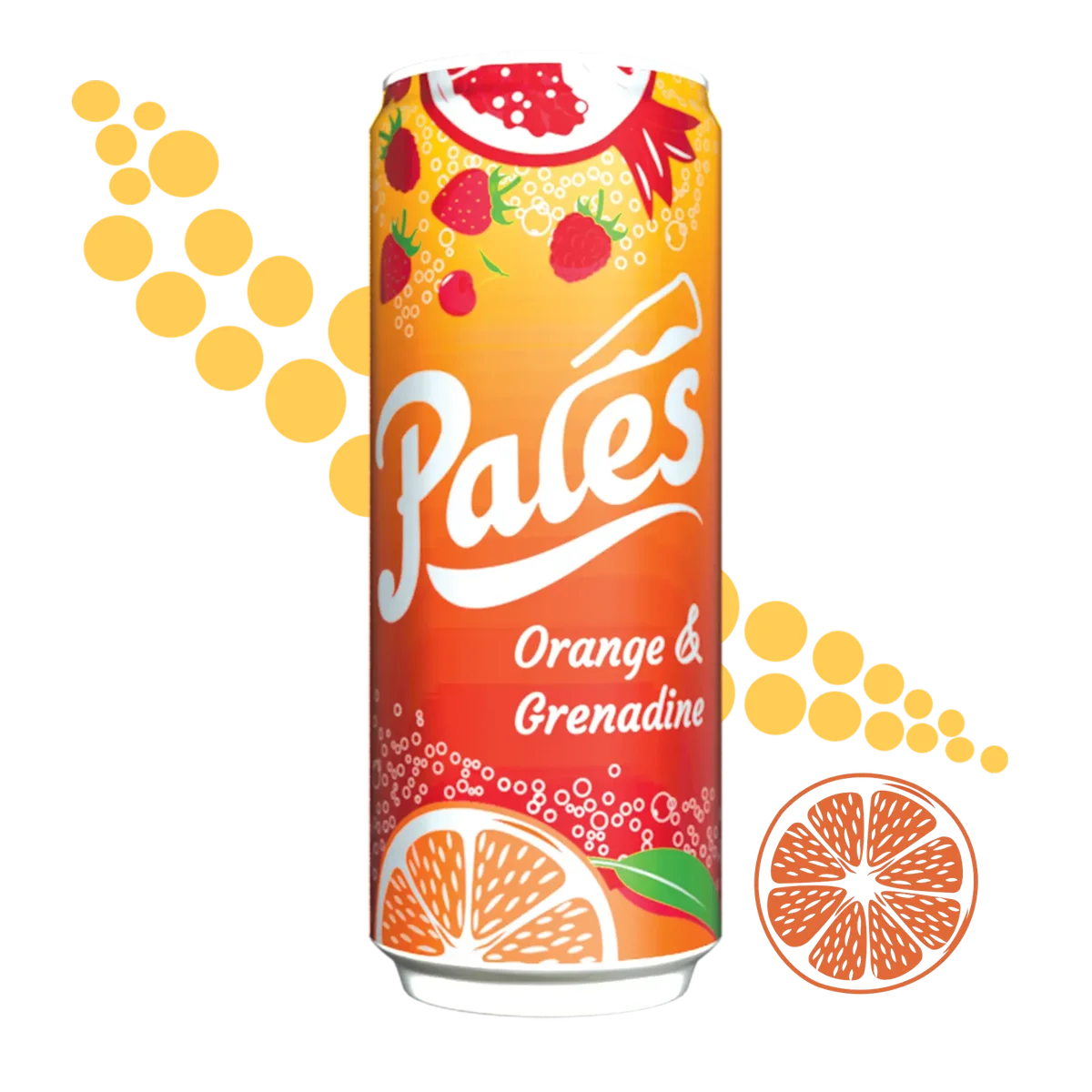 Pack de 24 canettes 33 cl Oranges & Grenadine