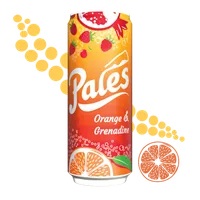 Pack de 24 canettes 33 cl Oranges & Grenadine