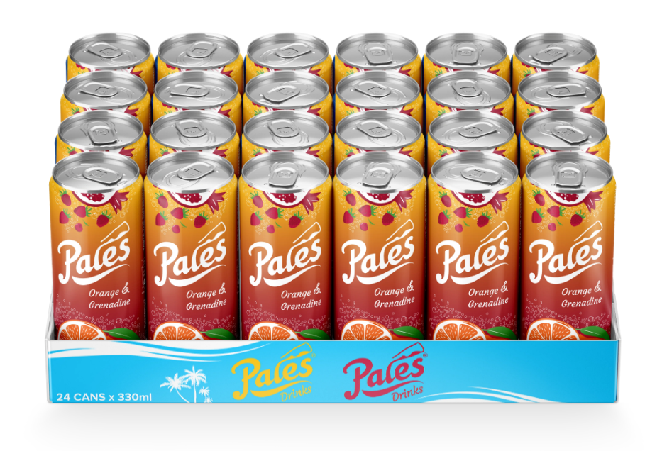 Pack de 24 canettes 33 cl Oranges & Grenadine 2