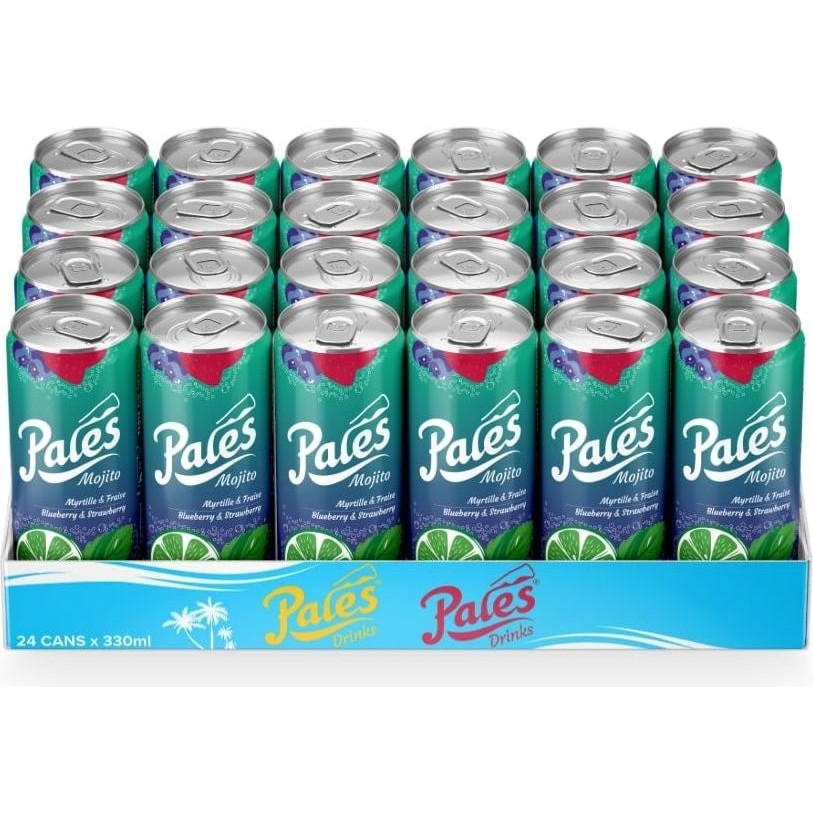 Pack de 24 canettes 33 cl Mojito Fraises & Myrtilles
