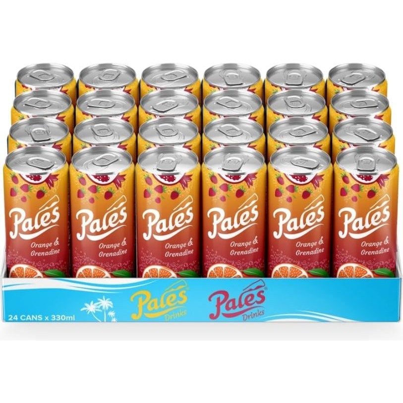 Pack de 24 canettes 33 cl Oranges & Grenadine